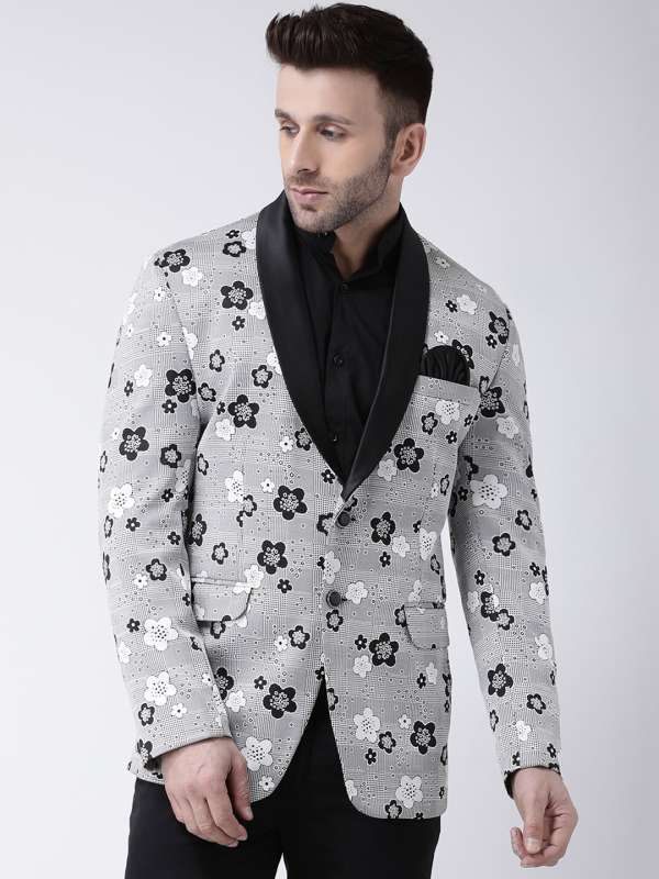 Grey Printed Blazer 7489270.htm Buy Grey Printed Blazer 7489270.htm online in India