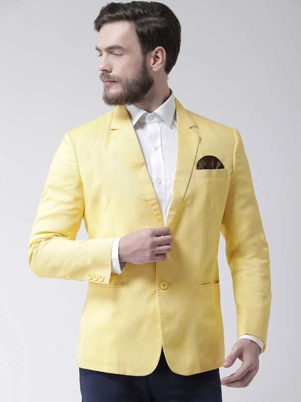 Blazer yellow colour hotsell