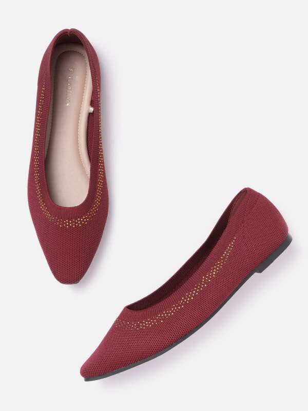 Maroon hotsell ballet flats