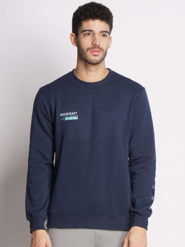 Wildcraft full sleeve solid men's sweatshirt discount