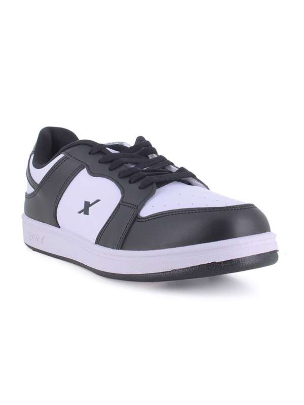 Sparx white shoes with black stripes online