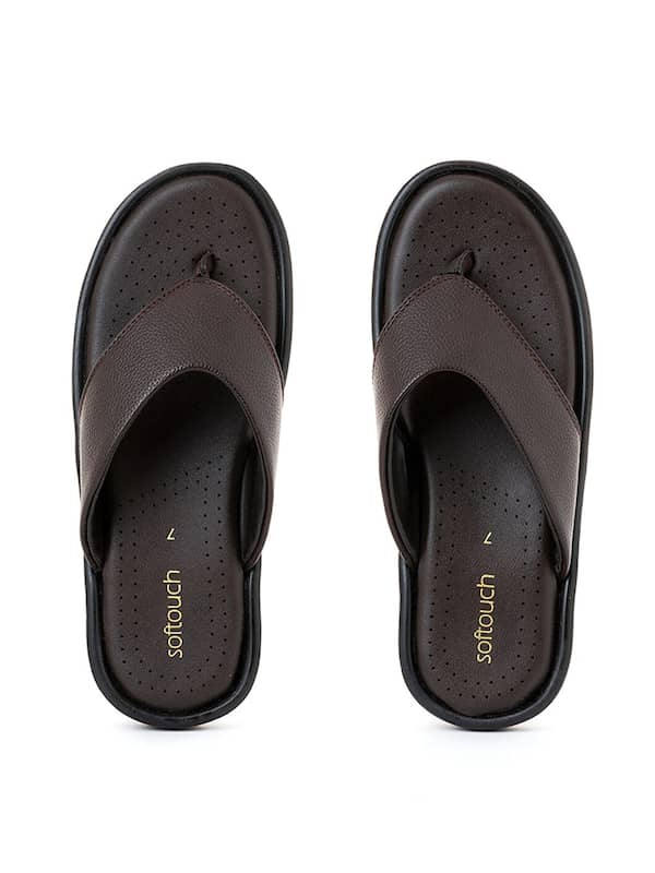 Buy Brown Flip Flop & Slippers for Men by KHADIMS Online | Ajio.com-sgquangbinhtourist.com.vn