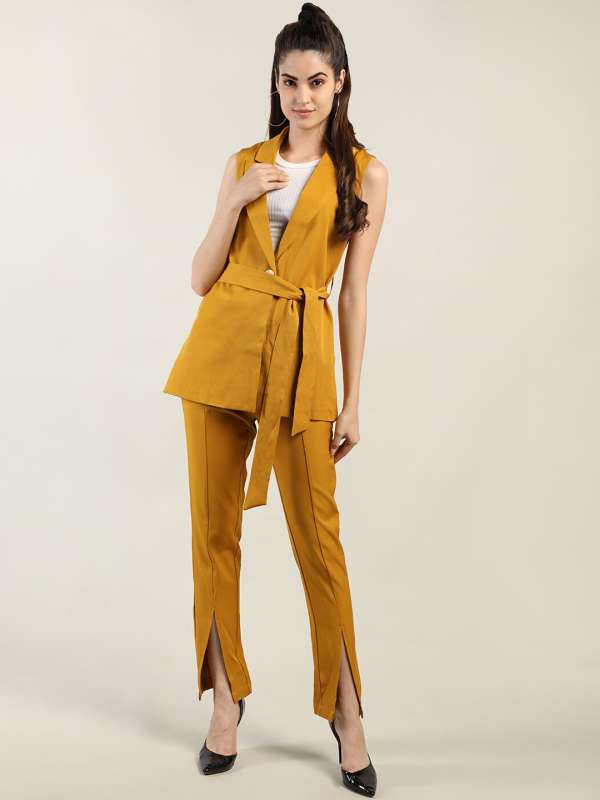 DENNISON Women Solid Slim Fit Single Breasted 2-Piece Formal Suit –  dennisonfashionindia
