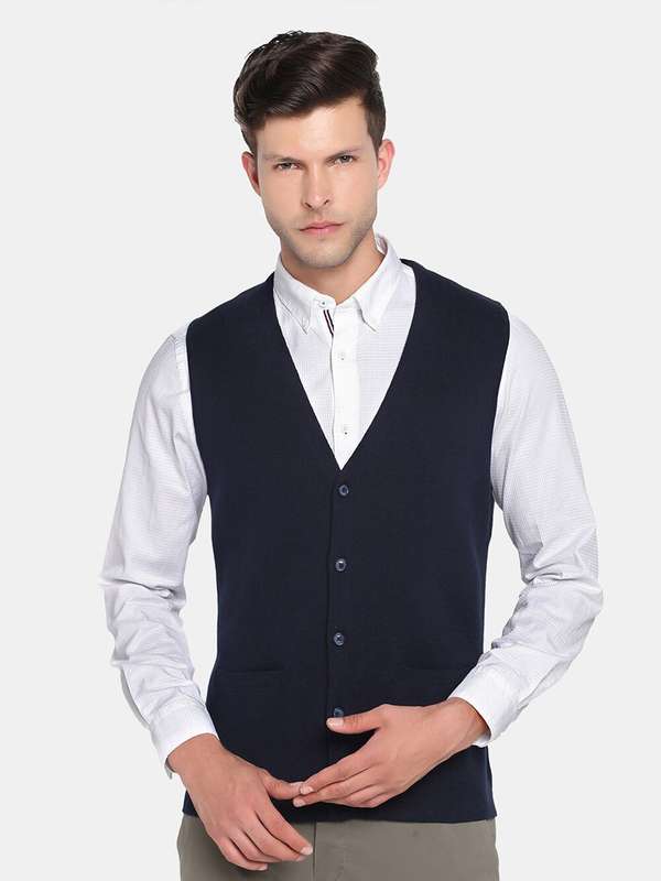 Buy Blackberrys Navy Blue Sweaters - Myntra