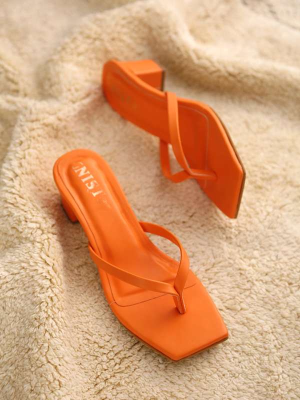 New look orange sandals deals