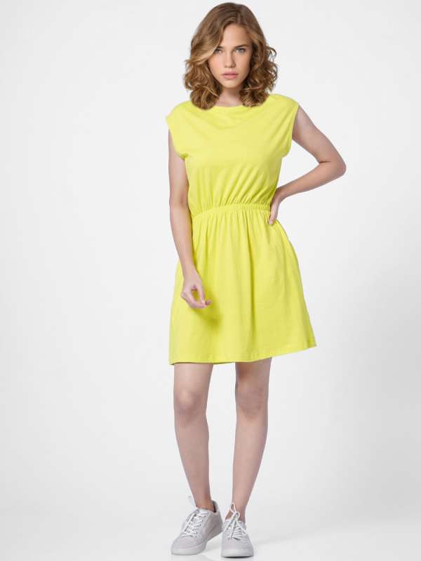 Only Yellow Dresses Buy Only Yellow Dresses online in India