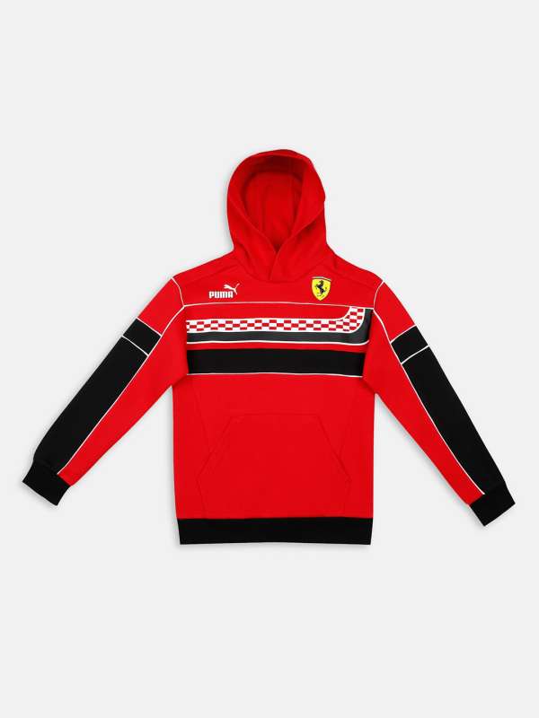 Ferrari hoodie red outlet