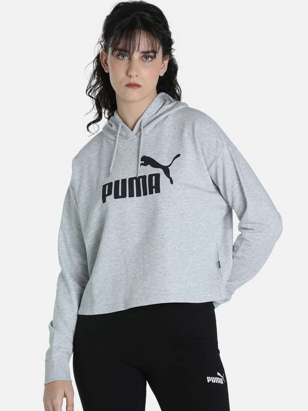 Puma charcoal grey sweatshirt discount