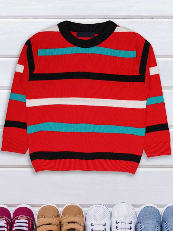 Red white striped sweatshirt new arrivals