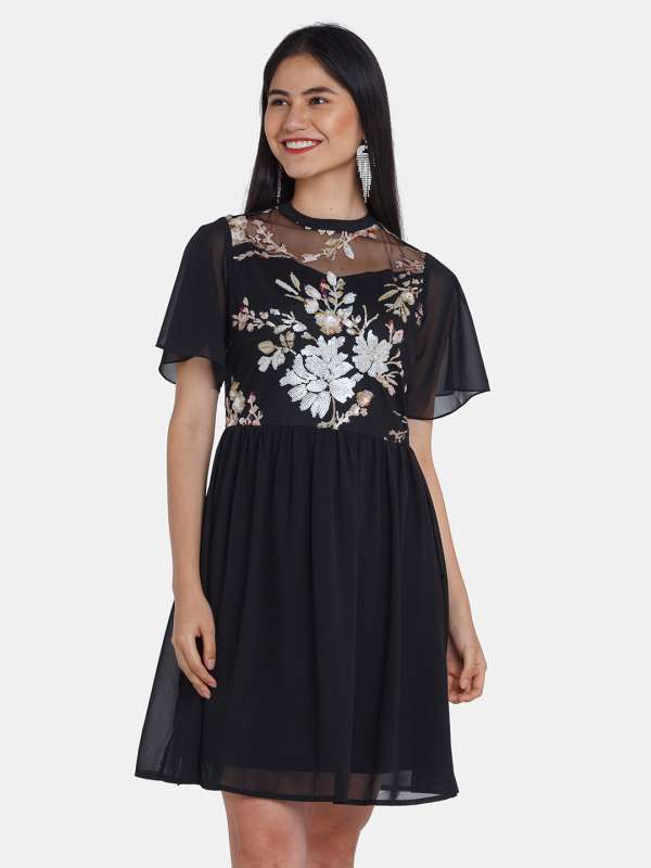 Buy Black Dresses for Women by LONDON BELLY Online