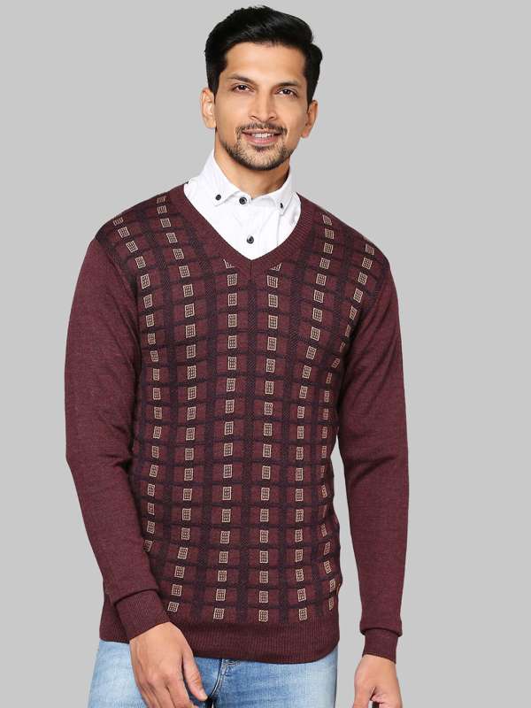 Raymond V Neck Sweaters Buy Raymond V Neck Sweaters online in India
