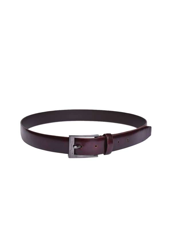 Burgundy store womens belt