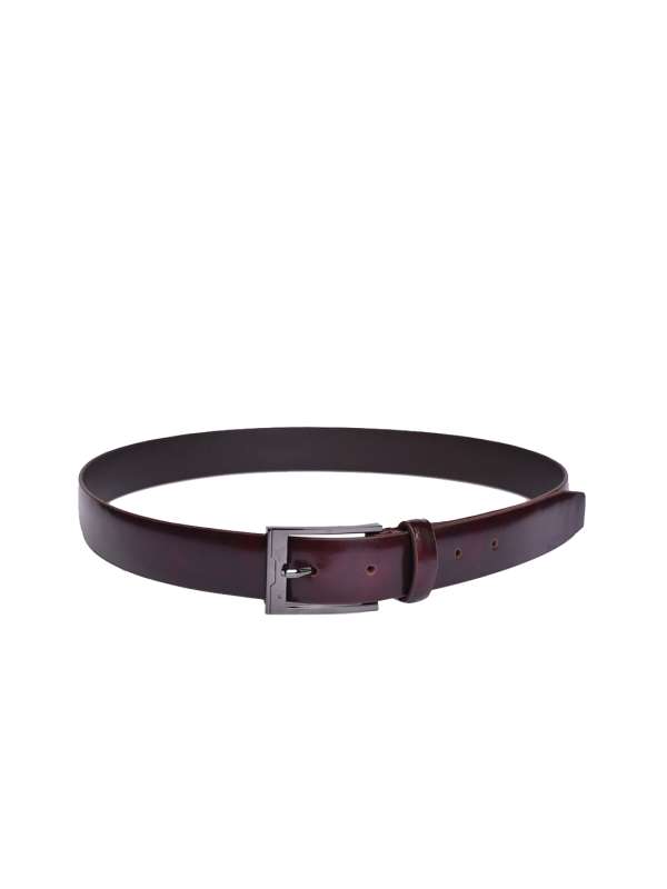 Men Burgundy Belts Buy Men Burgundy Belts online in India