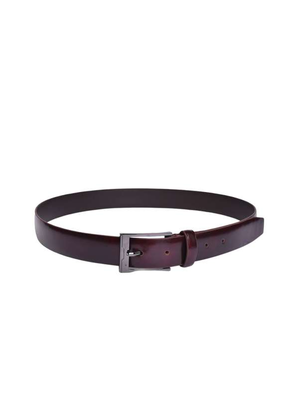 Burgundy belt men cheap