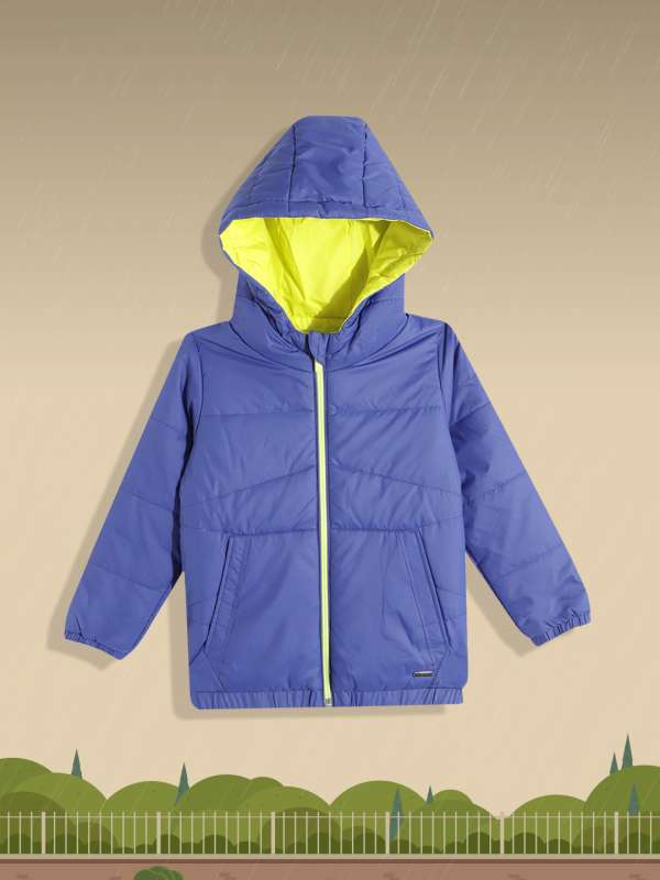 Padded discount rain jacket