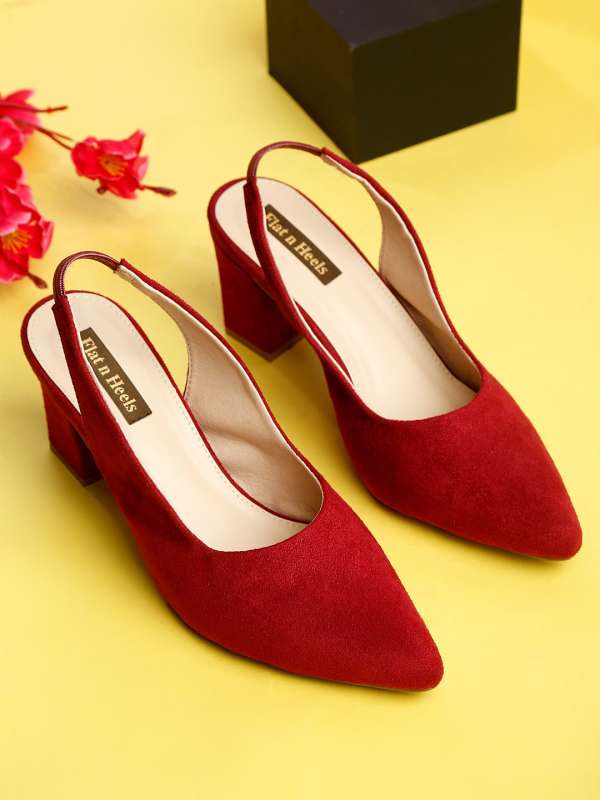 Maroon Shoes Heels Casual Flats Buy Maroon Shoes Heels Casual