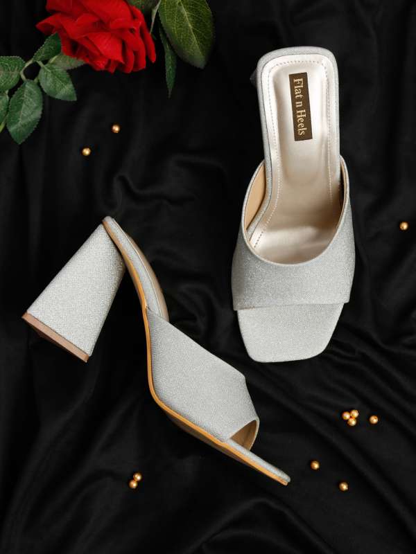 Flat cheap block heels