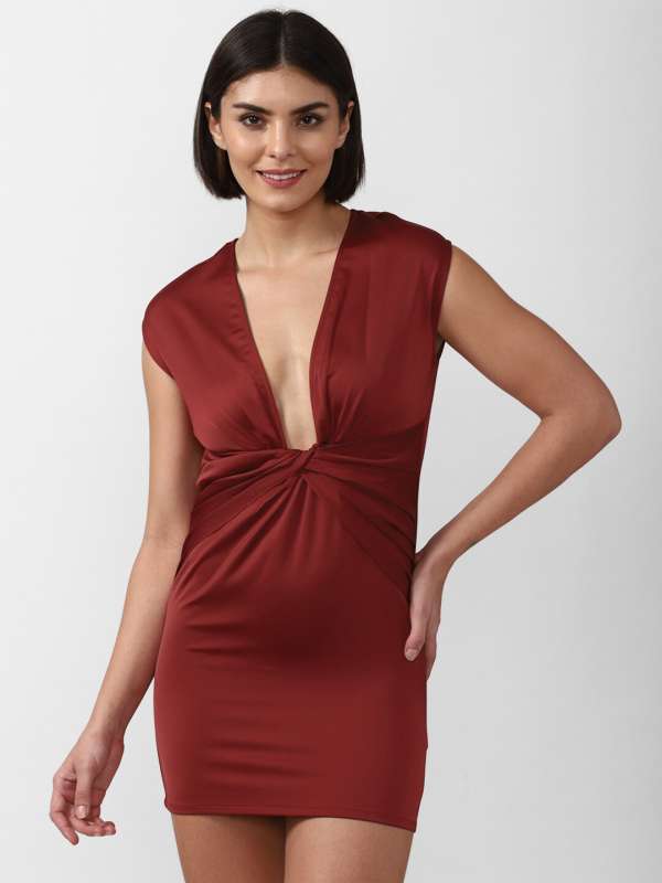 F21 red dress sale
