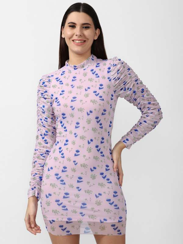 Forever 21 purple floral dress top