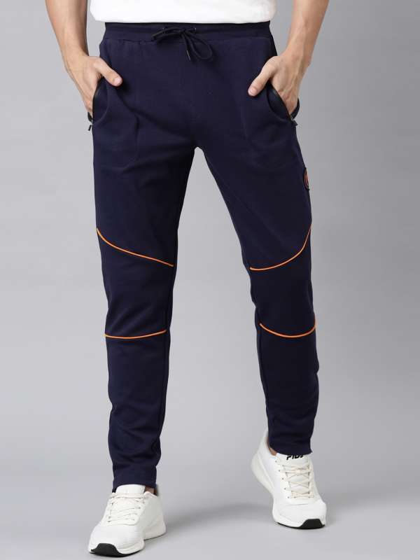 FILA Colorblock Men Blue Track Pants - Buy FILA Colorblock Men Blue Track  Pants Online at Best Prices in India