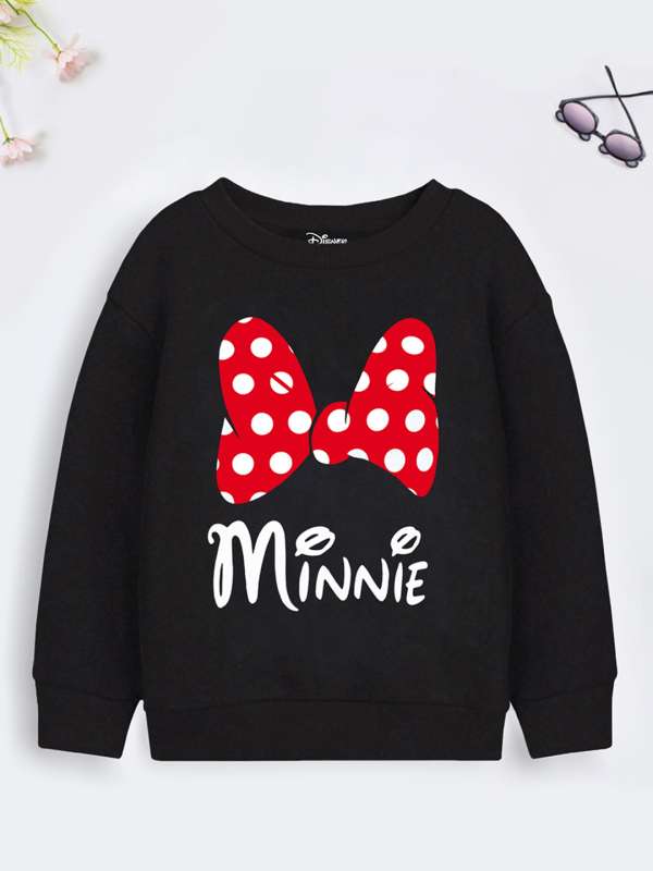 Black minnie mouse sweatshirt store