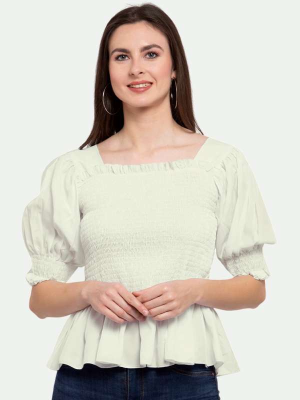 Off white hotsell peplum top