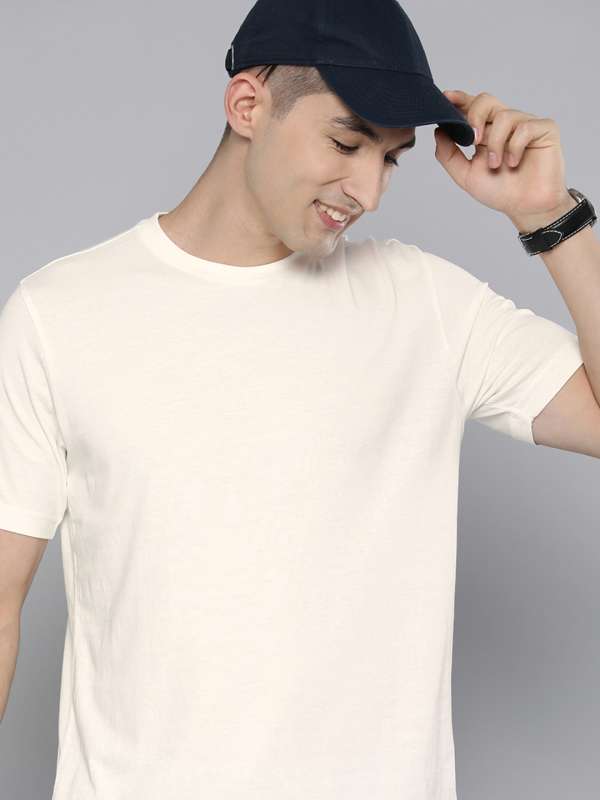 High Quality Plain White Round Neck T - Shirt