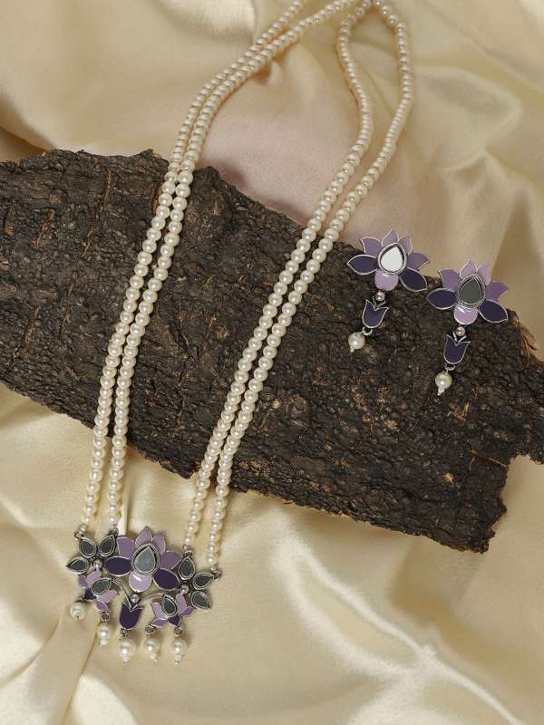 Buy Original Pearl Jewellery Set Myntra