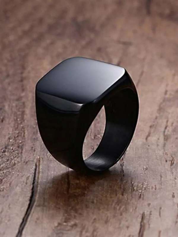 Men Black Ring Buy Men Black Ring online in India