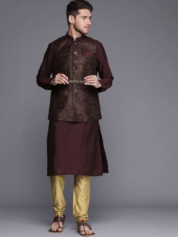 Manyavar Jackets Kurta Pyjama Buy Manyavar Jackets Kurta Pyjama online in India
