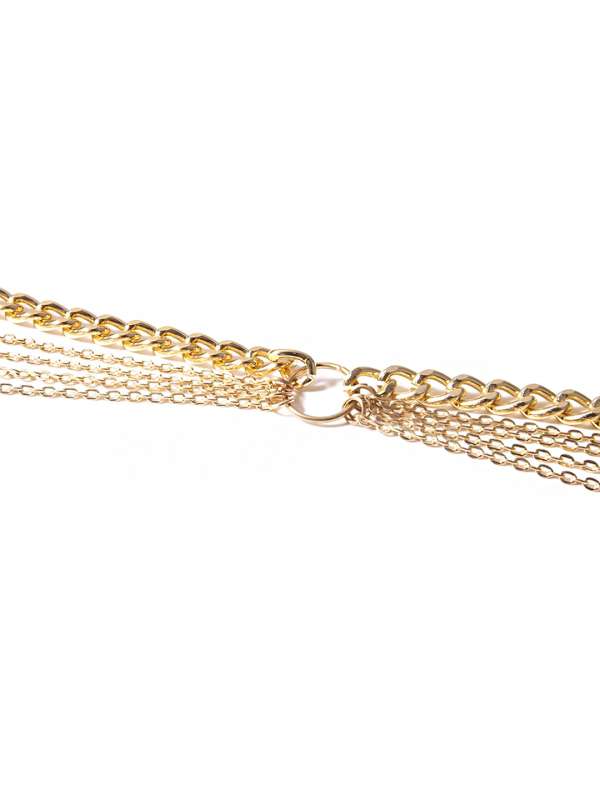  VAMA Cloth Waist Belt Saree Stretchable Belly Chain Belt  Kamarband Waistband Jewellery For Women : Clothing, Shoes & Jewelry