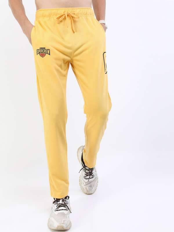 Off white track pants discount yellow stripe