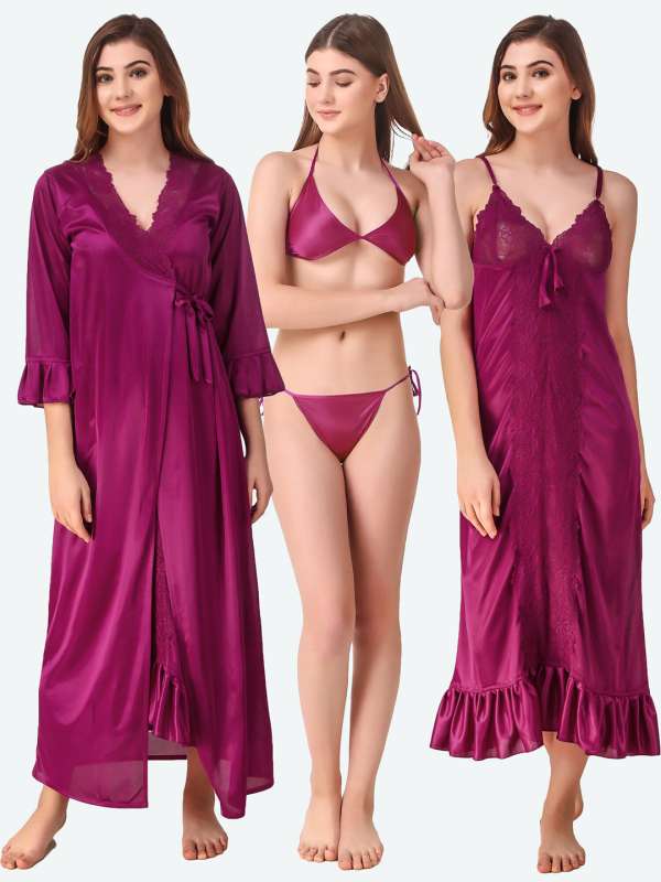 Buy LOOKPLUS Honeymoon Sleepwear Night Dress sett  Sexy Nighty  Hot  Nighty Women Online at Best Prices in India  JioMart