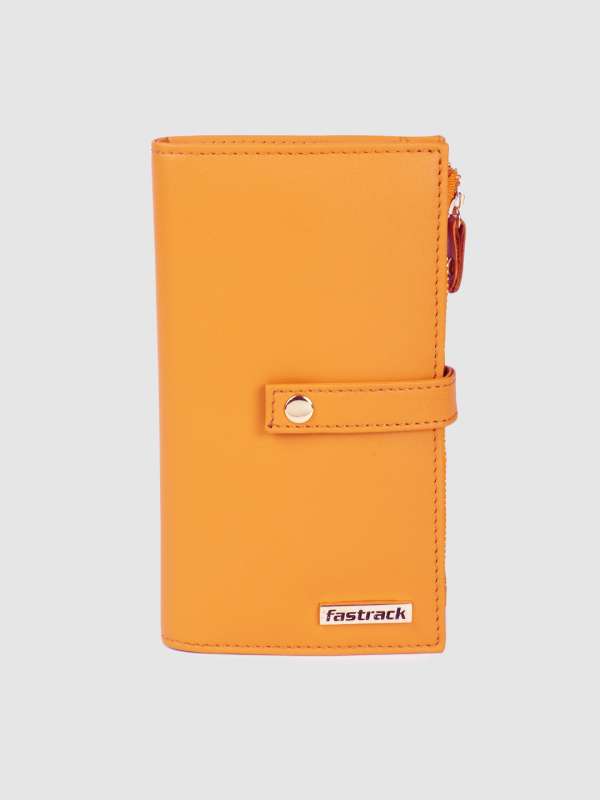 Fastrack Orange Leather Bifold Wallet in Thanjavur at best price by Grand  Shopping Palace - Justdial