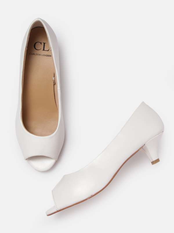 White Women Sandals Carlton London - Buy White Women Sandals