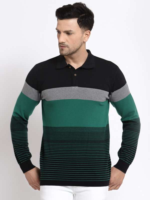 Long Sleeves Tshirts With Collar And 
