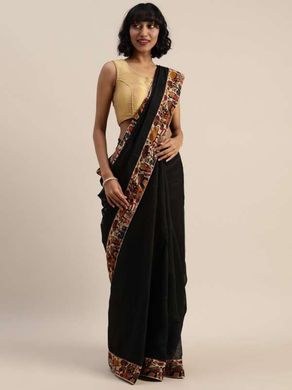 Cotton silk saree on myntra online