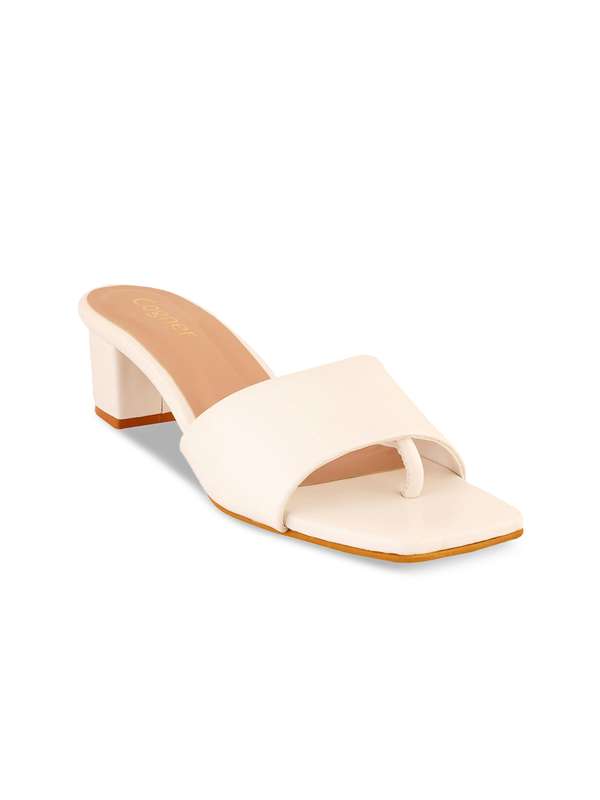White heels myntra clearance