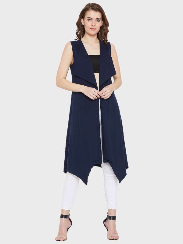 Navy Blue Shrug Buy Navy Blue Shrug online in India