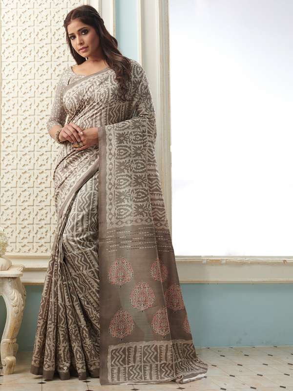Bhagalpuri cheap sarees myntra