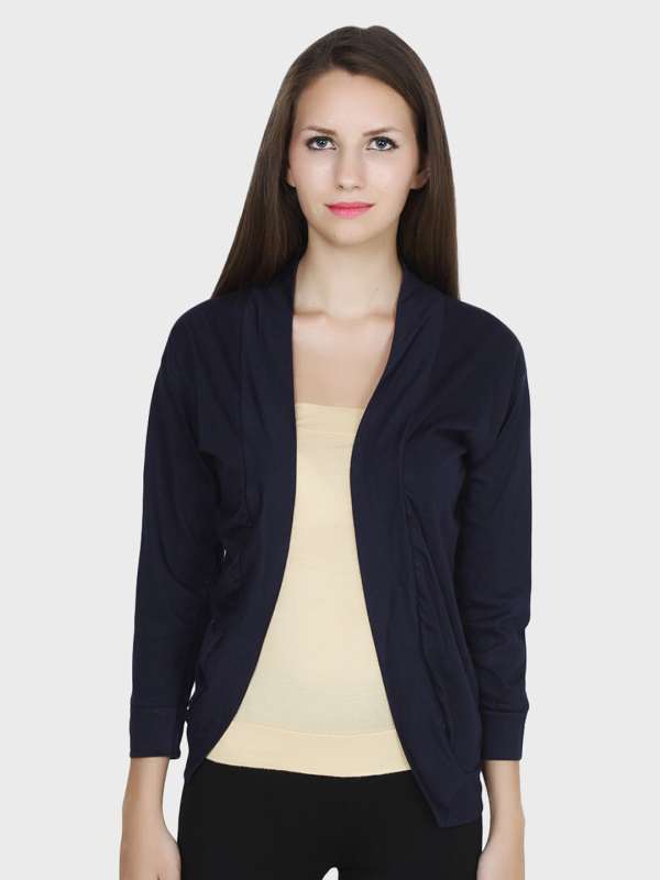 Womens navy cheap blue shrug