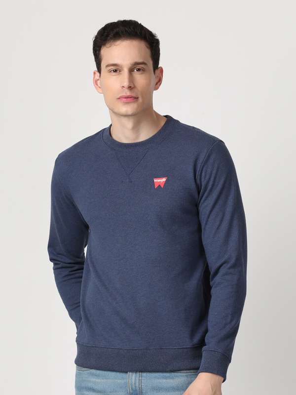 Wrangler sweatshirt mens deals