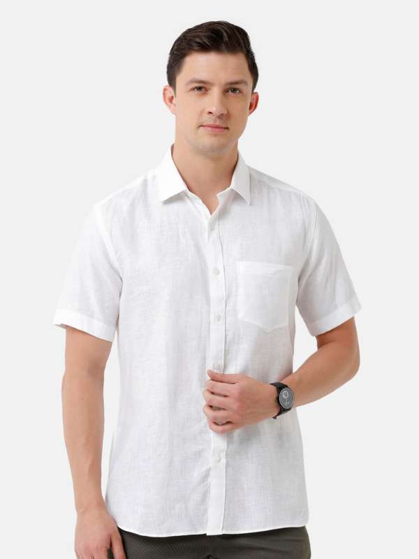 White clearance half shirt