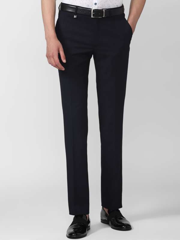 Dark Khaki Solid Trousers  Selling Fast at Pantaloonscom