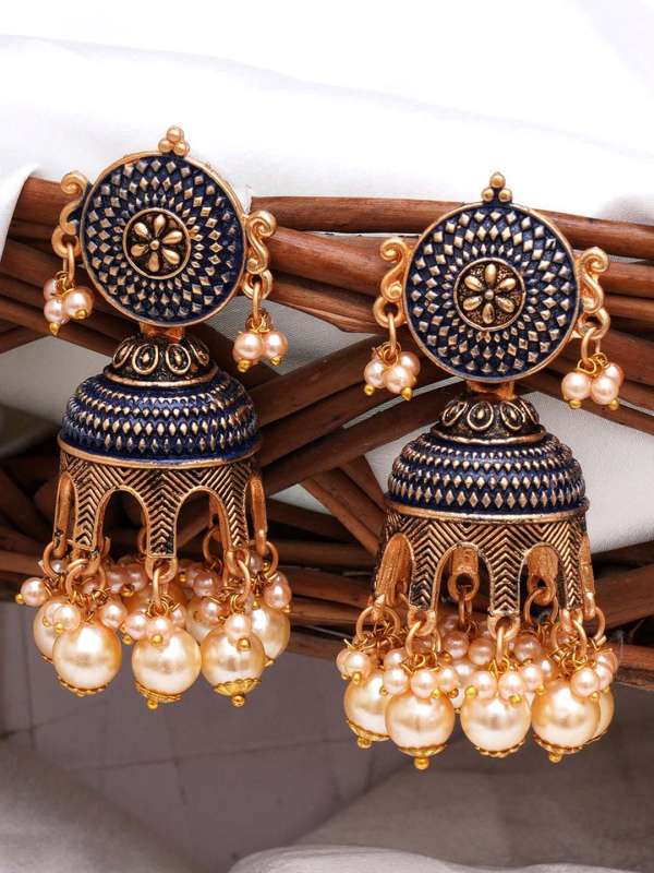 Navy Blue Pearl Buy Navy Blue Pearl online in India