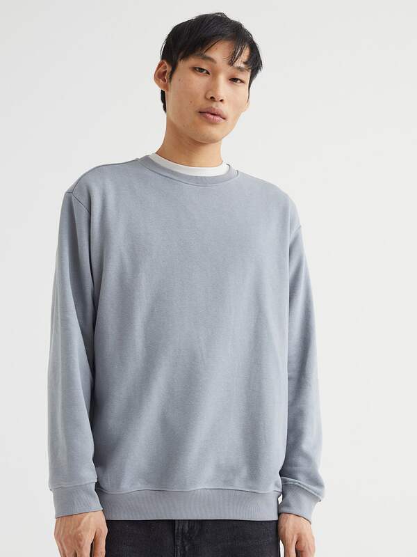 H&M Divided Sweat Shirt camouflage pattern casual look Fashion Sweats Sweatshirts 