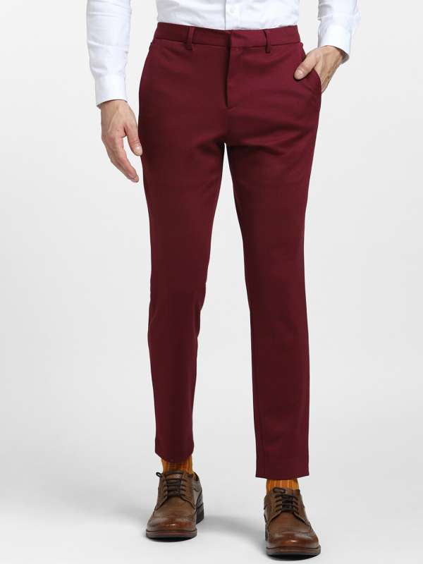 Jack  Jones Casual Trousers  Buy Jack  Jones Men Solid Beige Pants Online   Nykaa Fashion