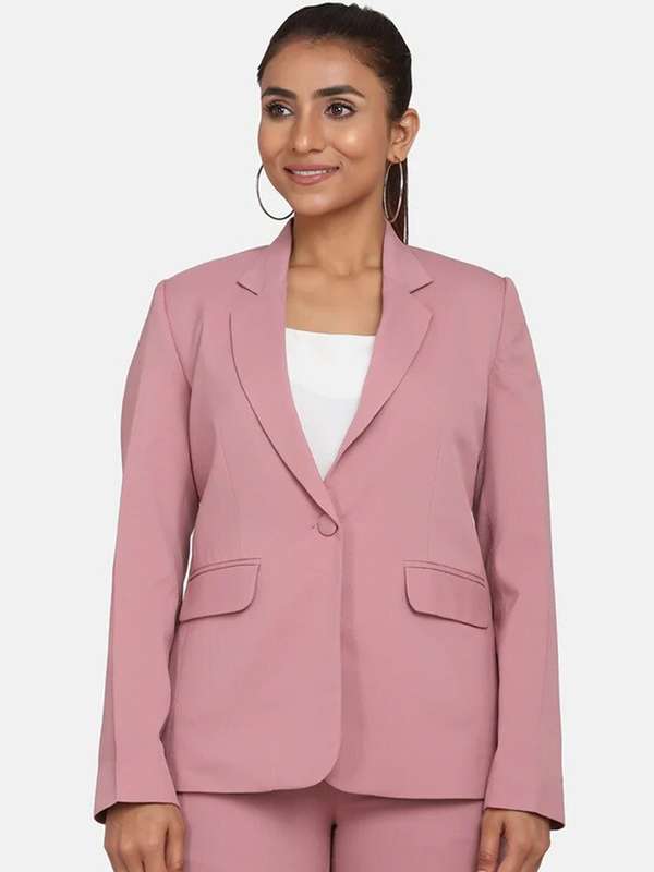 women pink blazers