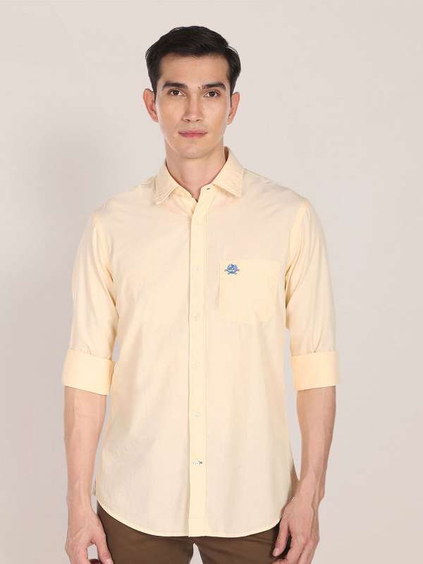 Us polo shop yellow shirt