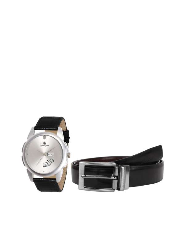 Watch wallet sales belt combo